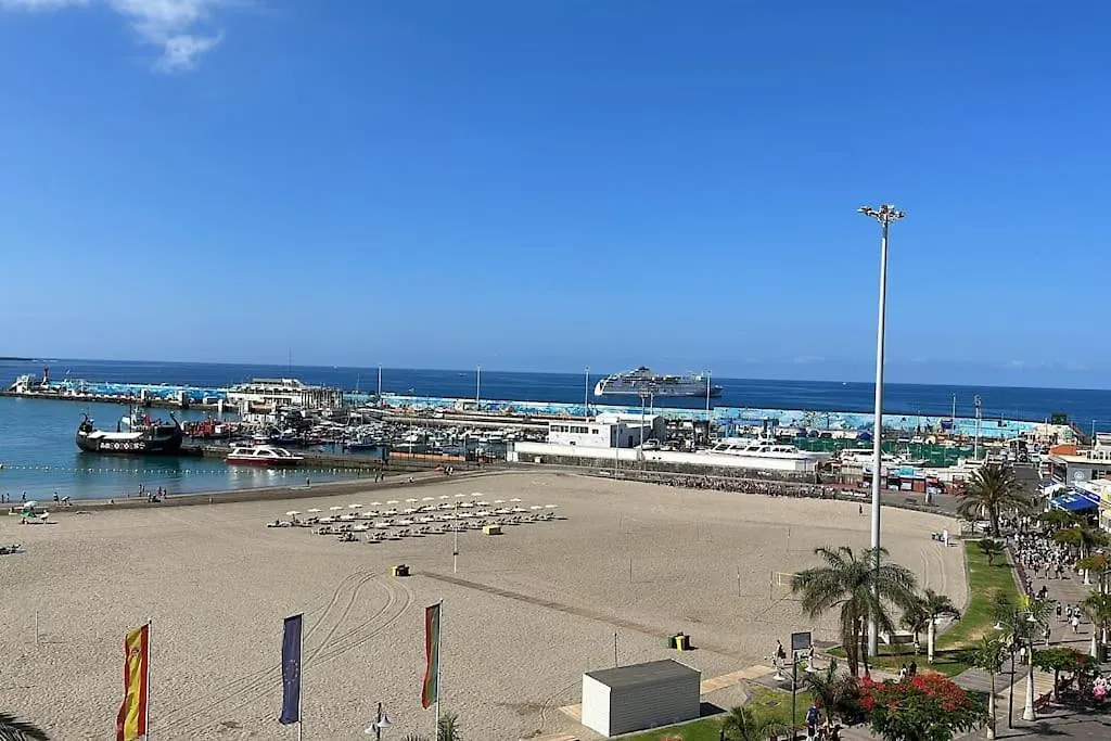 Los Cristianos, Ocean And Harbour View, Pedestrian Arona